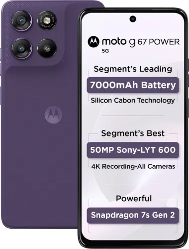 Image of MOTOROLA g67 power 5G (Pantone Parachute, 128 GB) (8 GB RAM)