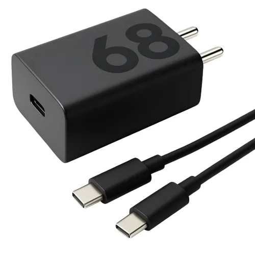 Image of Motorola Original Smart 68W TurboPower Fast Charger Adapter Black