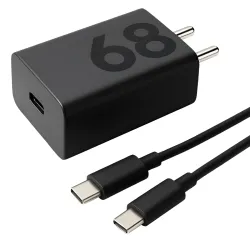 Motorola Original Smart 68W TurboPower Fast Charger Adapter Black