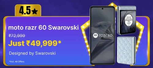 Image of MOTOROLA Razr 60 @ ₹49999 on Flipkart big Billion Days Sale