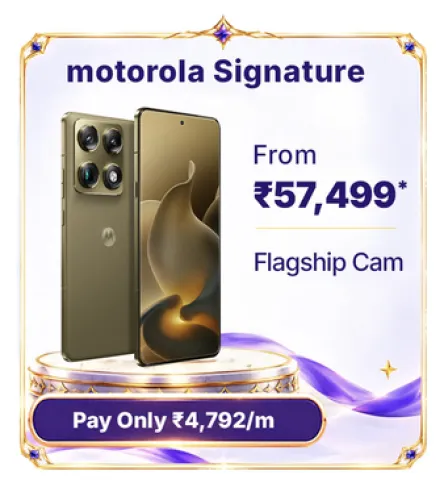 Image of MOTOROLA Signature @ ₹57,499 on Flipkart’s Big Billion Days Sale 2026