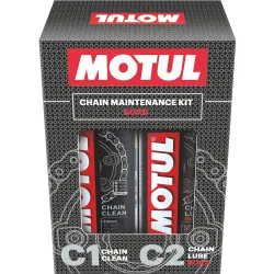 Motul Combo of C2 Chain Lube (150 ml) and C1 Chain Clean for All Bikes (150 ml) (LBCH001)
