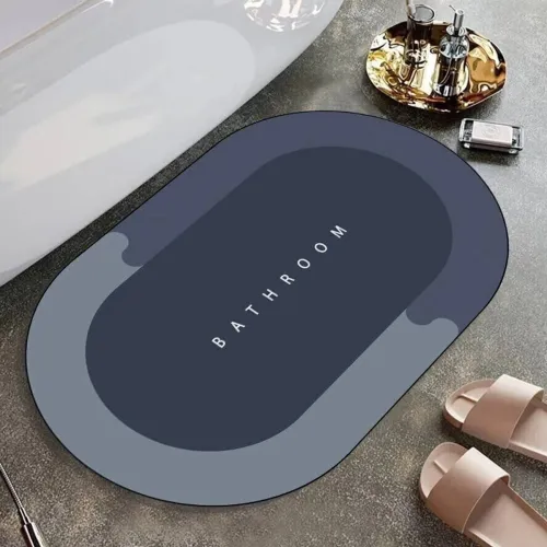 Image of MOUNTEMPORIUM PVC Rubber Bathroom Mat