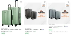 Move Meant 2 set Suitcases Starting @ ₹2599