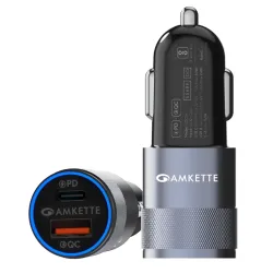 MOZEN PowerPro 52W Dual Port Car Charger – Type C + USB-A