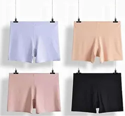 mpdenterprises Pack of 4 Women Boy Short Multicolor Panty