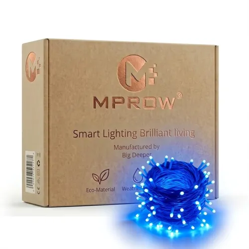 Image of MPROW 35 Feet Decorative LED Pixel String Light | Plug Sourced | for Home
