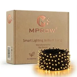 MPROW 35 Feet Decorative LED Pixel String Light | Plug Sourced | for Home