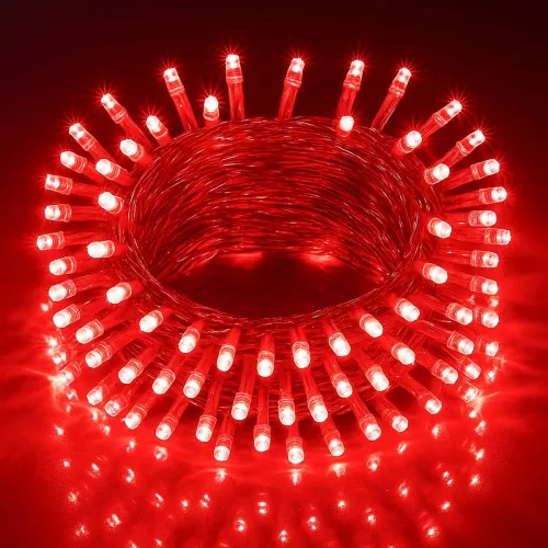 Image of MPROW 40 LED 11m Red Rice Lights
