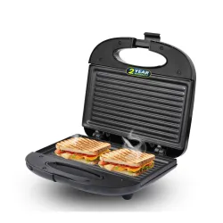 Mr. TRU Smart Grill Electric Sandwich Maker with Non-Stick Die Cast Aluminum