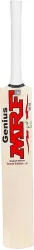 MRF (SIZE-6) genius grand virat kohli signed Poplar Willow Cricket Bat For 15+ Yrs (1 kg)