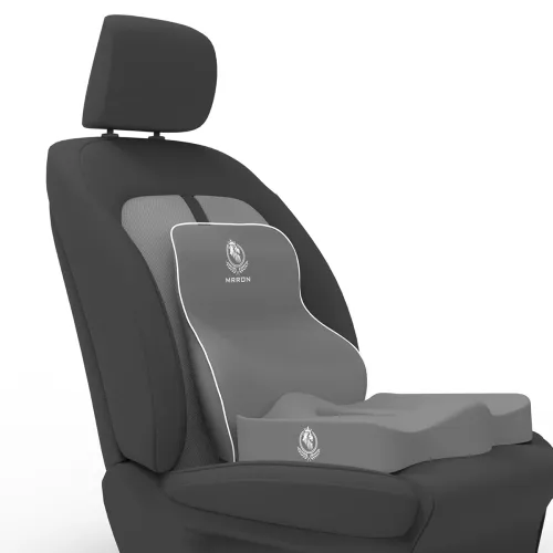 Image of MRRON Car Seat Lumber and Coccyx Pillow Kit Memory