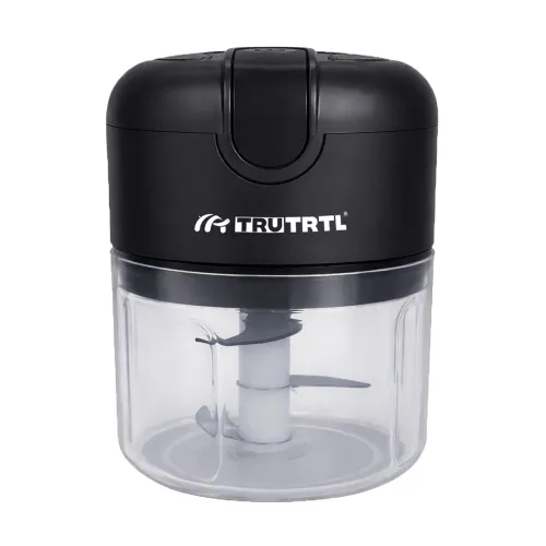 Image of Mr. TRU Smart Electric Mini Chopper for Kitchen | 1200 mAh Battery | Portable Food Processor for Onion, Tomato, Nuts & V