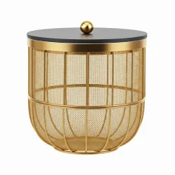 msenterprise Metal Fruit Basket with Lid