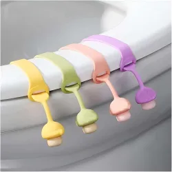 mshine Silicone Toilet Seat Lifter Self-Adhesive Hygienic Cover, Po4