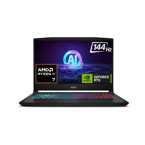 Image of MSI Katana A15 AI Ryzen 7 Gaming Laptop (16GB/512GB)