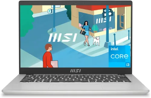 Image of MSI Modern 14 i3 13th Gen Thin and Light Laptop (8 GB/512 GB SSD)