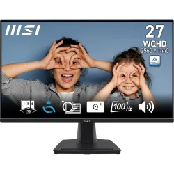 MSI PRO MP275Q 27 Inch 2K WQHD Office Monitor - 2560 x 1440 IPS Panel, 100 Hz