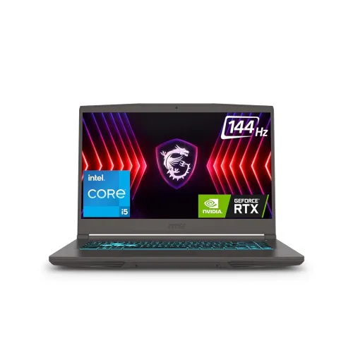 Image of MSI Thin 15 Intel Core i5-12450H 40CM FHD 144Hz Gaming Laptop 16GB 512GB 