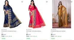 M S Retail Womens Sarees upto 90% Discount