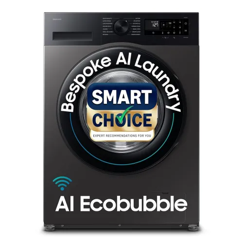 Image of Samsung Smart Choice 12 kg, 5star, AI Ecobubble, Super Speed, Wi-Fi, Hygiene Steam