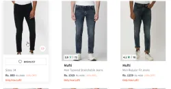 Mufti Men Jeans Minimum 70% Discount