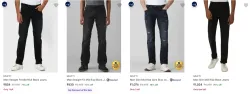 MUFTI Mens Jeans at minimum 71% Discount