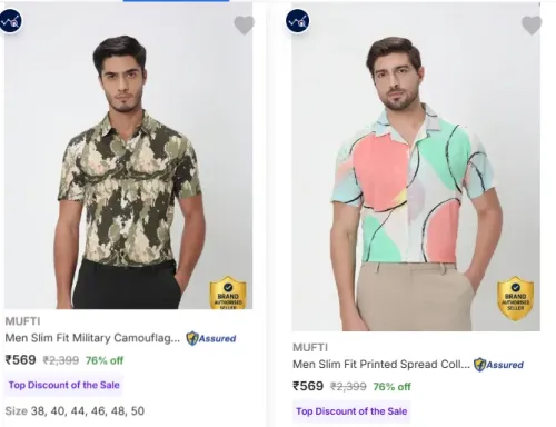 Image of MUFTI Shirts at minimum 71% Discount