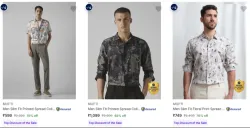 MUFTI Mens Shirts at minimum 75% Discount