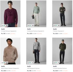 Mufti Sweatshirts @ Up to 71% Discount