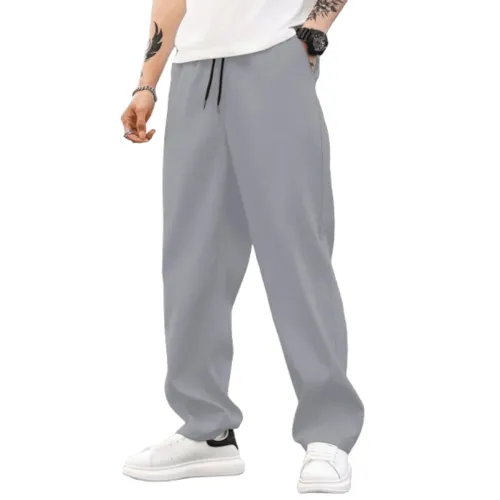 Image of MULAVR Relexed Fit Modern Straight Pants for Men's