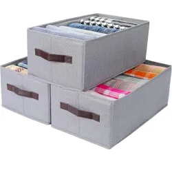 Mulitple Compartments Foldable ; Clothing Storage