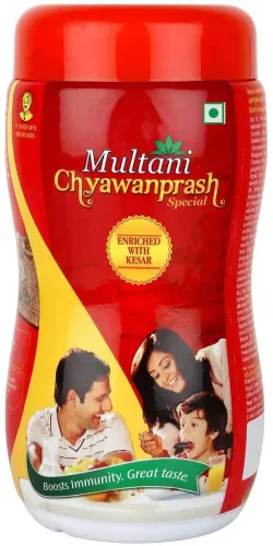 Image of Multani Chyawanprash Special Enriched With Kesar | Builds Strength & Stamina - 500gm  (500 g)