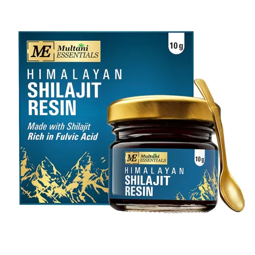 Image of Multani Essentials Himalayan Shilajit Resin with Ashwagandha (10g)