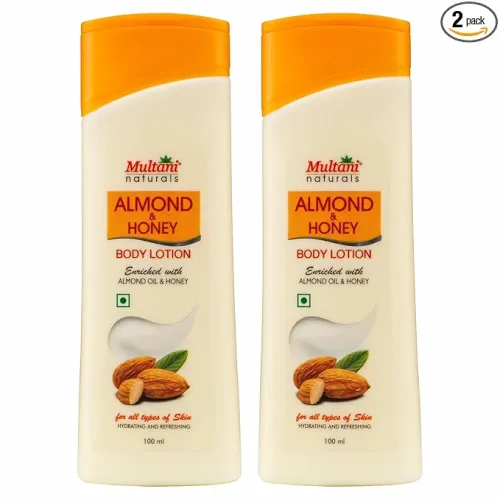 Image of Multani Natural Almond & Honey Body Lotion (Pack of 2)