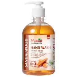 Multani Natural Sandalwood Hand Wash (500 ml) | Clean Hands, Refreshing Feel With The Soothing Fragrance Of Sandalwood w