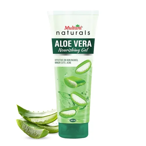 Image of Multani Naturals Aloe Vera Nourising Gel (150ml) For Face & Hair | Hydrating, Moisturizing, Soothing Skin 