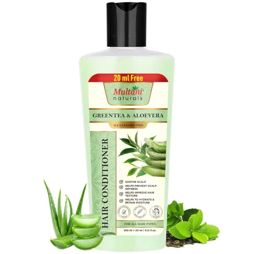 Image of Multani Naturals Greentea & Aloevera Hair Conditioner 270ml