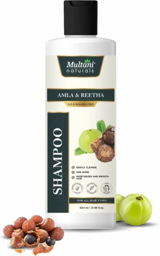 Image of Multani Naturals Amla & Reetha Hair Shampoo 650 ml