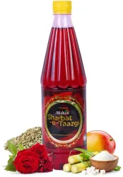 Multani Sharbat-e-Taazgi Rose Sharbat | Refreshing Beverage for Summer Hydration (750 ml)
