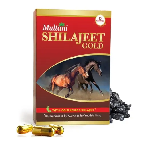 Image of Multani Shilajeet Gold 10 Capsule-