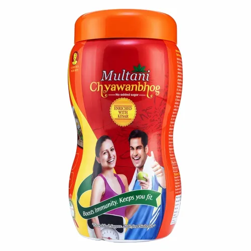 Image of Multani Chyawanbhog (Sugar Free) | Enriched With Kesar | | Ayurvedic Immunity Booster | Builds Strength, Stamina & Energ