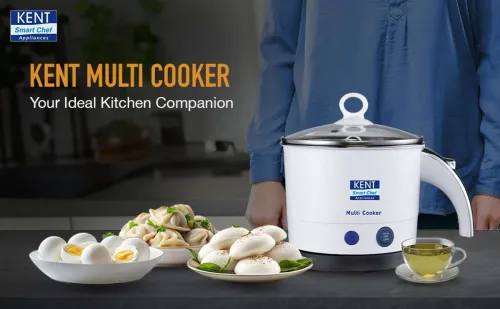 Image of Multi Cooker Electric Kettle (1.2 L, White)