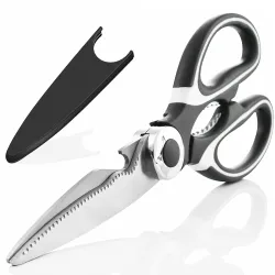 Multi Purpose Kitchen Scissors with Cover,food scissors,Premium Stainless Steel