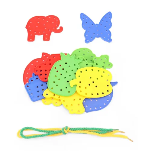 Image of Multi-Shape Lacing Cards Set 10-PCS
