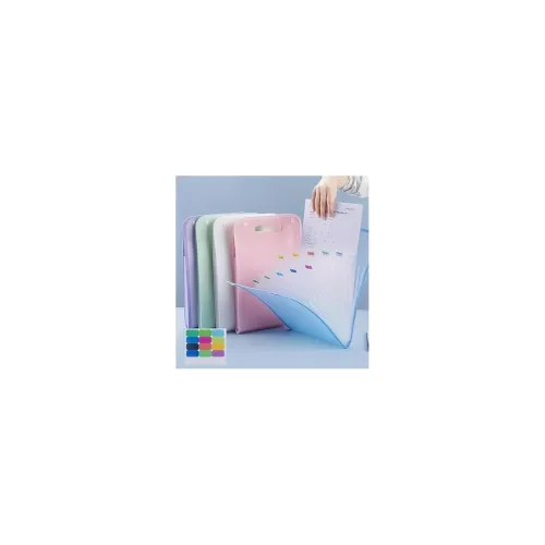 Image of Multicolor 13-layer A4 expanding folder