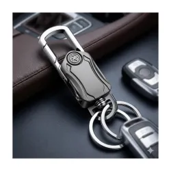 Multifunction Keychain 5 In 1 Heavy Duty Dual Metal Ring, Bottle Opener