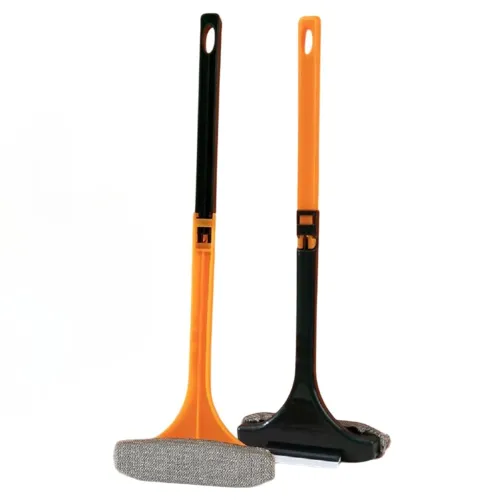 Image of Multifunctional Screen Brush 2 in 1 Mesh Cleaning Brush & Wiper with Extended