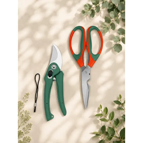 Image of Multipurpose Gardening Scissors & Green Pruner Set of 2