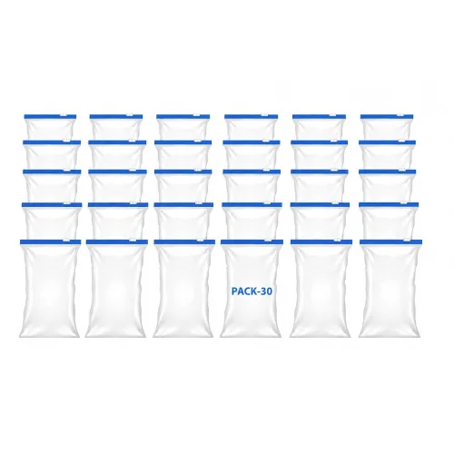 Image of Multipurpose Zip Lock Storage Bags, Food Grade Plastic Ziplock Bags for Fridge